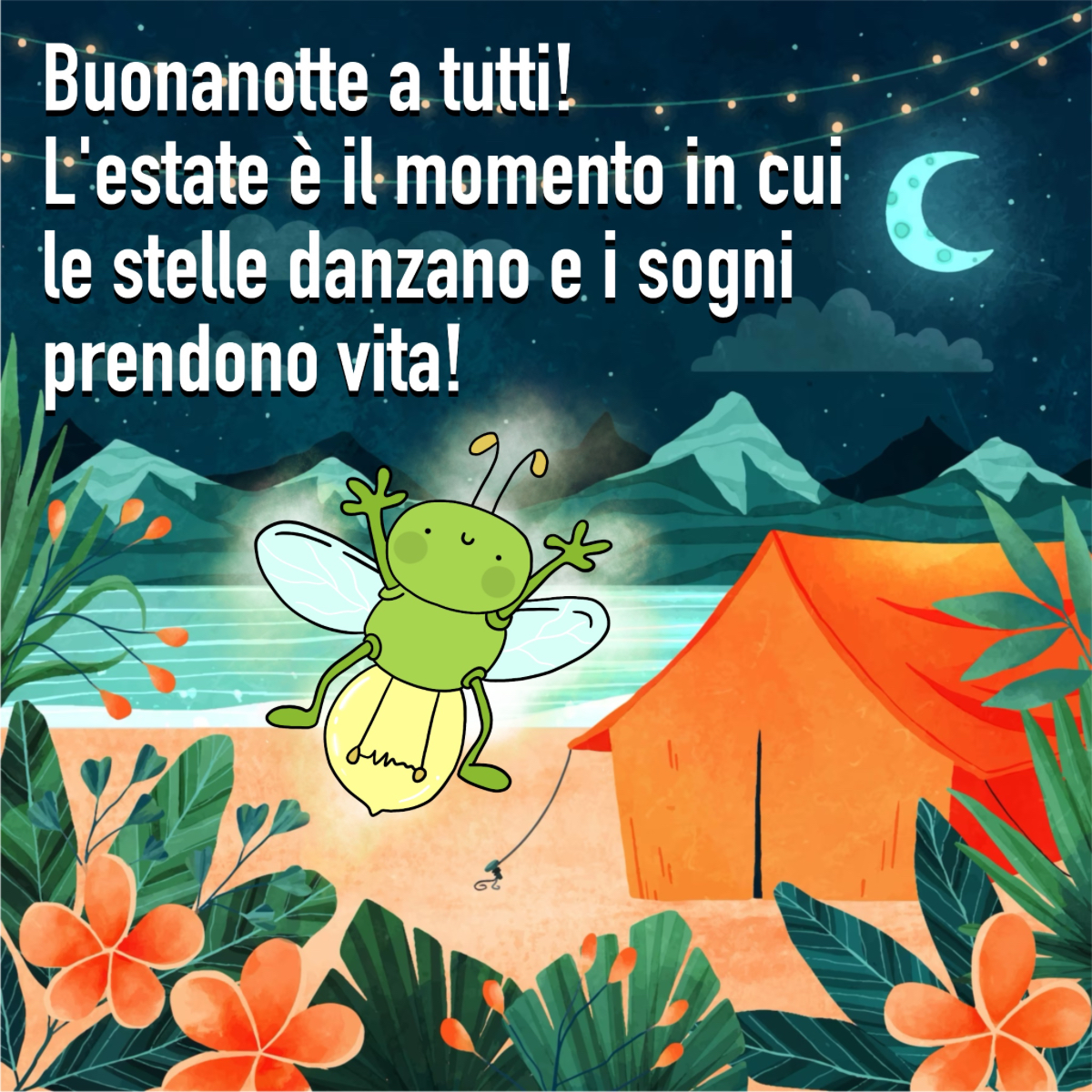 Buonanotte D Estate con Immagini FANTAFRASI it
